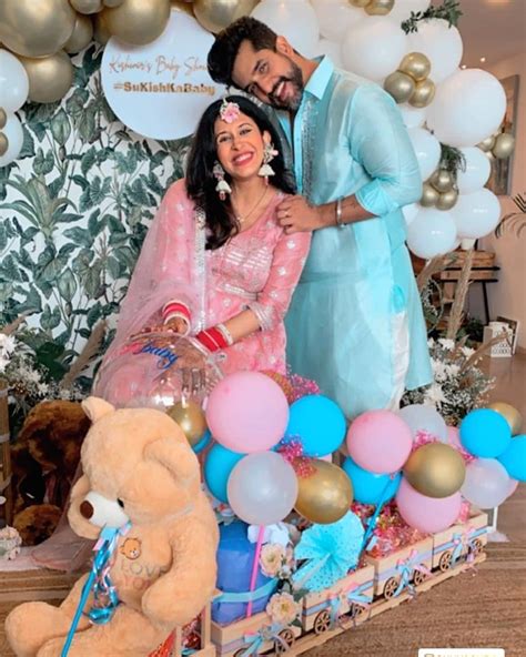 Kishwer Merchant Stuns In Pink Sharara And Lilac Dress During Her Baby