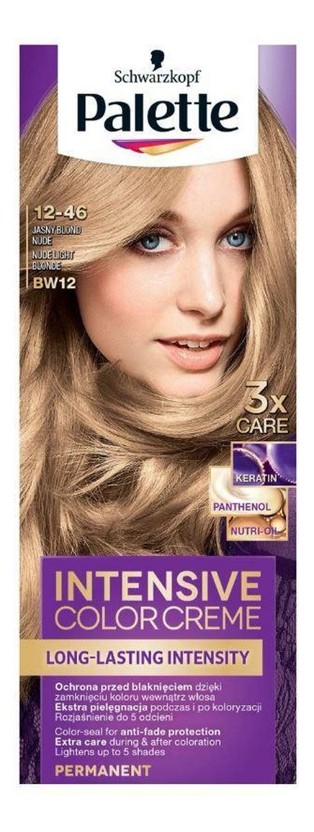 Palette Intensive Color Creme Krem Koloryzuj Cy Jasny Blond