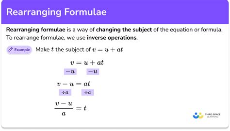 Rearranging Formulae Gcse Maths Steps Examples Worksheets Library