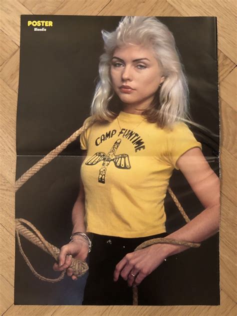 1977 Blondie Debbie Harry Swedish Poster Magazine 1970s Rare Vintage Ebay