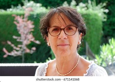 Portrait Middleaged Brunette Woman Stock Photo Shutterstock