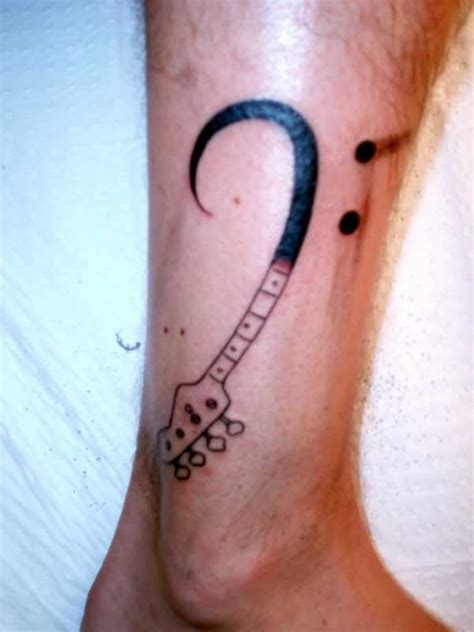 Bass Guitar Tattoos Best Art Designs