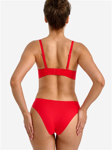 Трусы Женские Бесшовные Брифы ABOUT Lingerie Ярко красный цвет купить за руб со скидкой