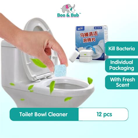 12pcs Toilet Bowl Cleaner Multifunctional Effervescent Toilet Tabs