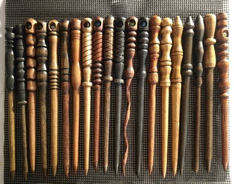 20 Assorted Movie Inspired Wooden Wands Magic Wands Etsy