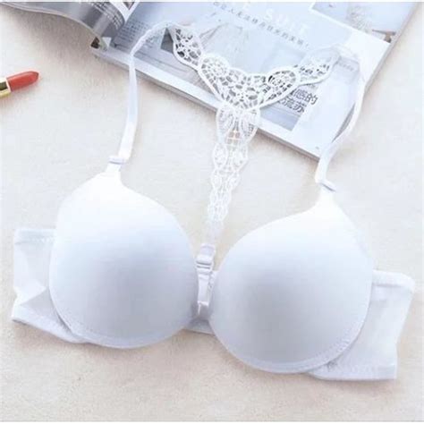 Soutien Gorge Soutien Gorge Push Up En Dentelle Pour Femmes Dos Nu Fermeture à L Avant Dos