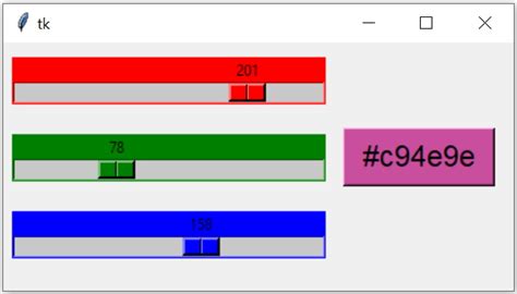 Python Tkinter For Gui Programs Scale