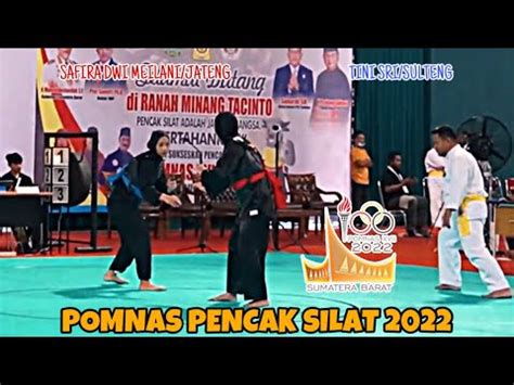 Tak Dikasih Nafas Safira Dwi Meilani Jateng Vs Tini Sri Sulteng B