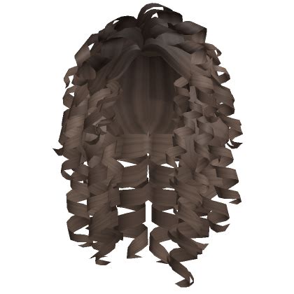 Cabelo Encaracolado Bonito V Marrom Roblox