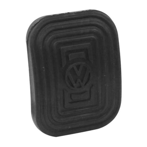 Capa Premium Logo VW Pedal Freio Ou Embreagem Linha VW Ar Cor Preta