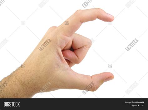 Hand Showing Big Size Image And Photo Free Trial Bigstock