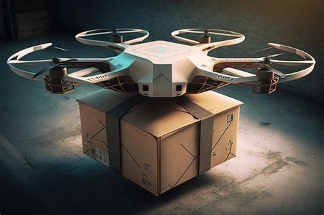 Premium AI Image Delivery Drone With Box Cargo Automatic Delivery