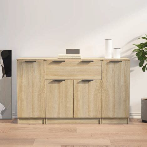 Stk Sideboard Kommode K Chenschrank Aufbewahrungsschrank Sonoma