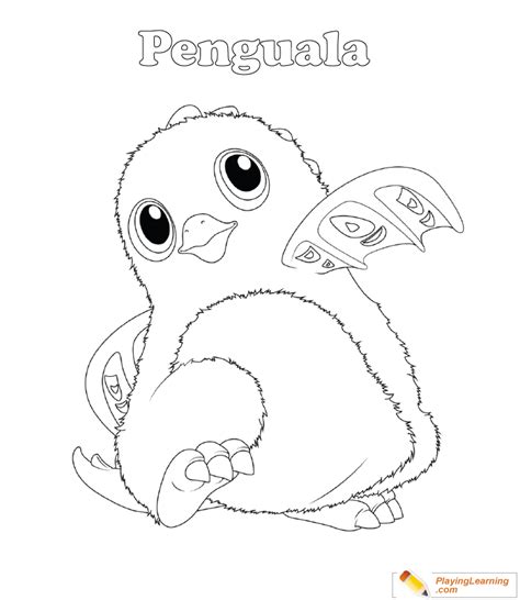 Hatchimals Coloring Page Penguala Free Hatchimals Coloring Page