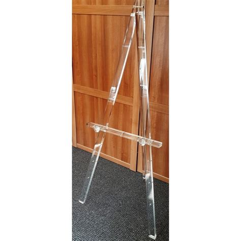 Transparent Easel Acrylic Greco Easel 160CM Display Easels UK