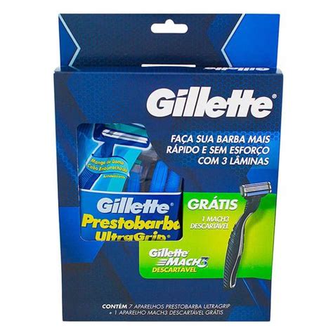 Aparelho de Barbear Gillette Prestobarba UltraGrip Descartável 7