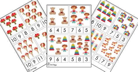 Dzień Dziewczyn: Matematyka klamerkowa: karty pracy do druku dla dzieci