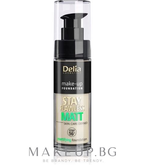 Delia Stay Flawless Matt Mattifying Foundation - Матиращ фон дьо тен за ...