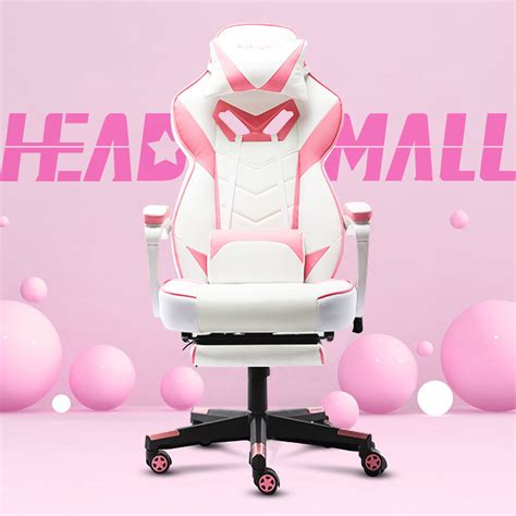 Silla De Juego Headmall Rosa Con Reposapi S Ergon Mica De Gran Tama O