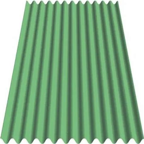 Asbestos 10 Ft Green Everest Super Cement Roofing Sheet Thickness 121 Mm At Rs 260meter In