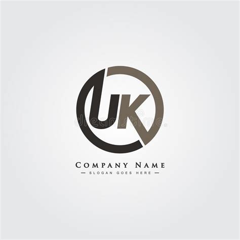 Logotipo Simples Letra Inicial Uk Logotipo Comercial Para O Alfabeto