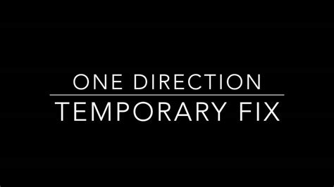 One Direction Temporary Fix Empty Arena Youtube