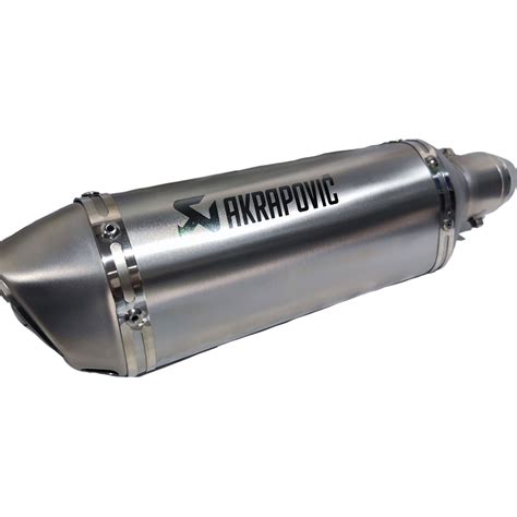 Escape Silenciador Akrapovic Para Moto City Motor