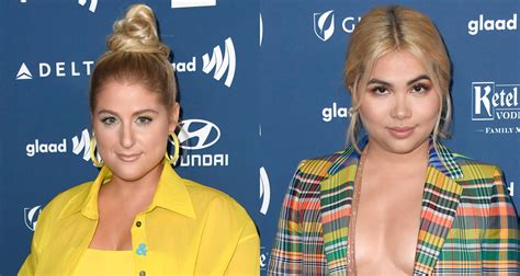 Meghan Trainor Hayley Kiyoko Look So Pretty At GLAAD Media Awards