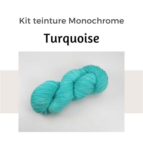 Kit Teinture Monochrome Turquoise Lainessi