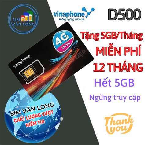 Sim 4G vina dùng nguyên 1 năm D500 không mất phí gia hạn VD149 Miễn Phí