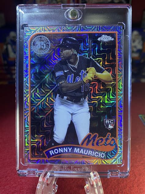 2024 Topps Series 1 Ronny Mauricio RC SP Chrome Silver Mojo NY METS EBay