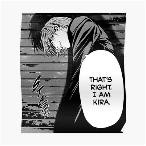 Light Yagami Laughing Manga Panel
