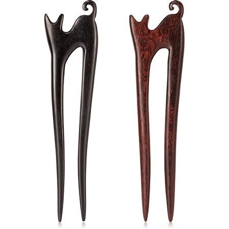 Amazon Pcs Handmade Carved Wood Prong Hair Fork Vintage Style