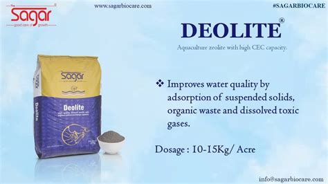 For Water Treatment Deolite Aquaculture Zeolite Powder Packaging Type