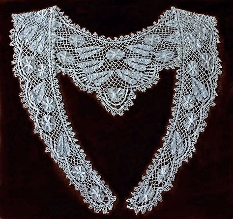 Bedfordshire Lace Collar Nine Pin Edge Bobbin Lace Lace Collar Lace