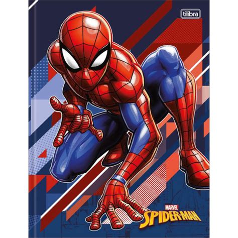 Caderno Brochura Spider Man Folhas Tilibra Em Promo O Ofertas Na