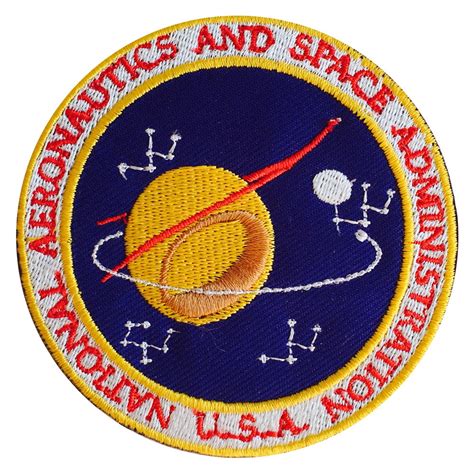 Nasa Movie Patch Round New Embroidered Iron On Sew On Patch Etsy