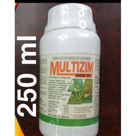 MULTIZIM 500 SC CARBENDAZIM SYSTEMIC FUNGICIDE 250 ML Lazada PH