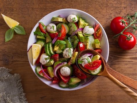 Recette Salade Végétarienne Crudités And Mozzarella Salade Salades Galbani