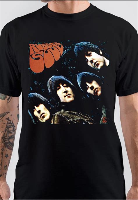 The Beatles Rubber Soul Black T Shirt Swag Shirts