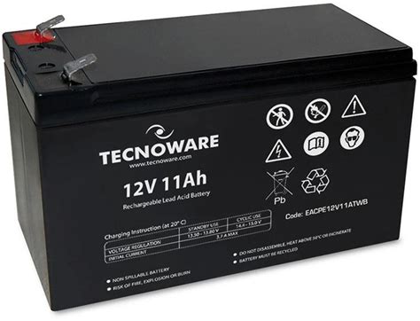 Акумуляторна батарея TECNOWARE Power Battery 12V 11Ah Faston 6 3 мм