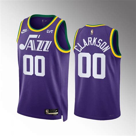 Regata NBA Nike Classic Edition Swingman Utah Jazz Jordan Clarkson Roxo