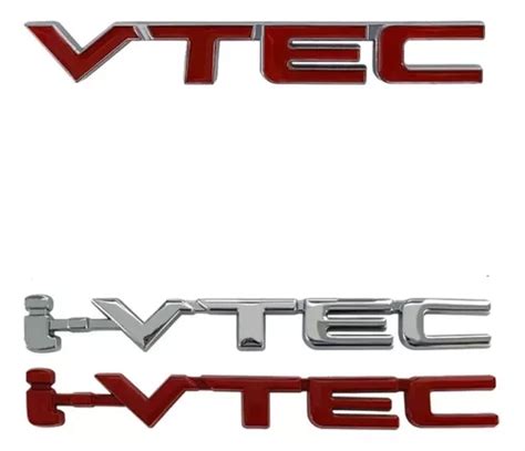 Emblema Vtec E I Vtec P Honda New Civic Fit City Hrv Accord