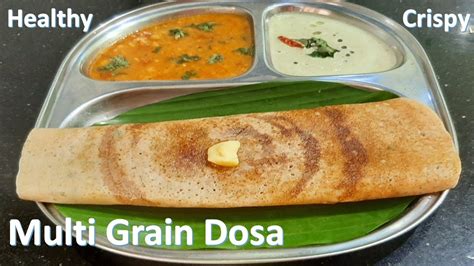 Multigrain Dosa Mixed Dal Dosa Multigrain Masala Dosa In Kannada