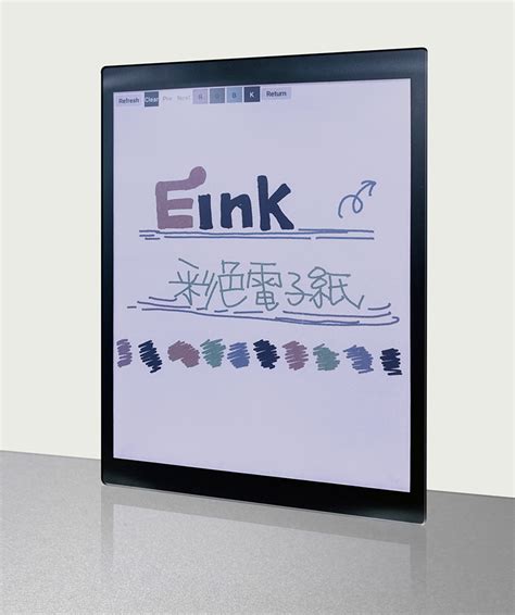 E Ink Neues E Paper Display Stellt Farben Dar Golemde