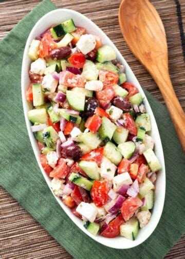 Cucumber Tomato Feta Salad Retro Recipe Box