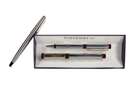 Lot 1008 A Waterman Of Paris Fountain And Ballpoint