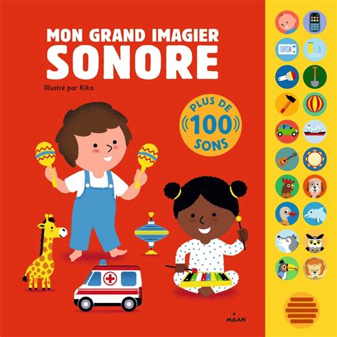 Livre Sonore Imagier Enfants Poppik