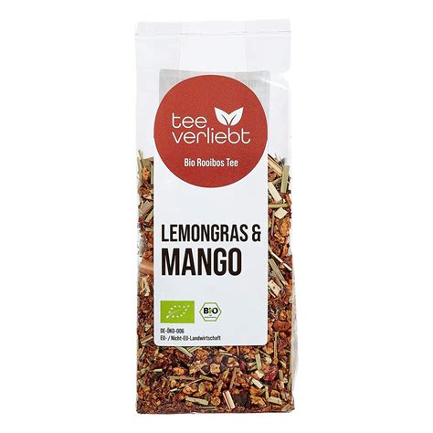 Teeverliebt Bio Rooibos Tee Mango Lemongras G I Loser Rotbusch