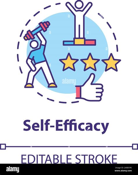 Self Efficacy Concept Icon Personal Potential Realization